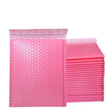 Air cushion bags, 100 pieces, bubble mailers, shipping bags, poly mailers, pink, 13x18cm