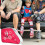 Ice Skate Bag  Adjustable Roller Skate Backpack with Shoulder Strap, Red 4