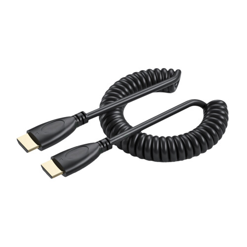Opgerolde mini-HDMI-compatibele naar-recht hoofd