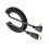 Opgerolde mini-HDMI-compatibele naar-recht hoofd 5