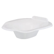 Seat Bath for Toilet Seat, Sitting Bath, Butt Bath, Basin for Postpartum Hemorrhoid Care, Ideal for Patients After Episiotomy White 39x37x13cm