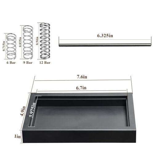 Espresso Machine Accessories Kit Adjustable Springs Drip Tray 2