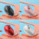 Clear Cover for Studio Buds/+ Earbud Case with Enhances-Pink 5