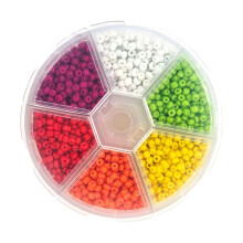 Multicolor 3mm Tungsten Slot Beads DIY for Fishing Lovers
