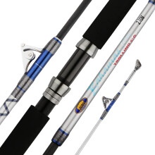 Boat Fishing Trolling Rod 2.1m Big Game Conventional StandUp Pulley Guides Saltwater Offshore Heavy Trolling Rod