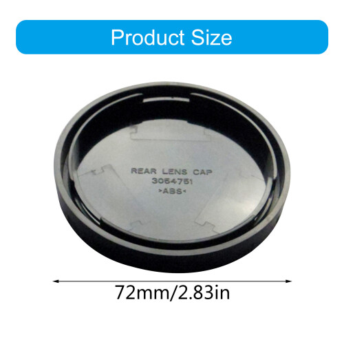 Camera Lens Back Cover ABS Lens Protections Caps Dustproof for 2