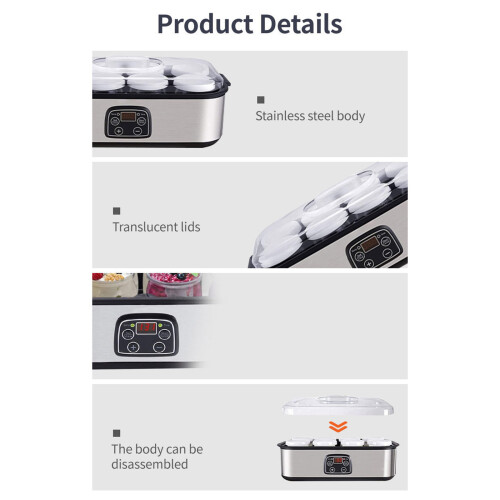 Intelligent Fermentation Appliance with Cups Yogurt-   8 cups 2