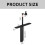 Portable Table Side Projectors Holder Stand for-without tray 2