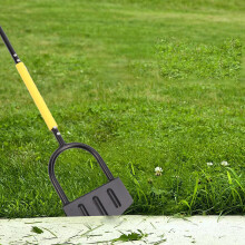 Manueller Stahl-Sichtstecher mit abnehmbarem Halbmonden-Griff für Garten- und Stufenbegrenzung