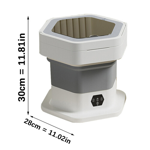 Automatic Clothes Washer 8L Capacity Washing Machine for-Purple 2