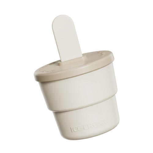 Moule à glace en Silicone réutilisable, récipient de-Gris