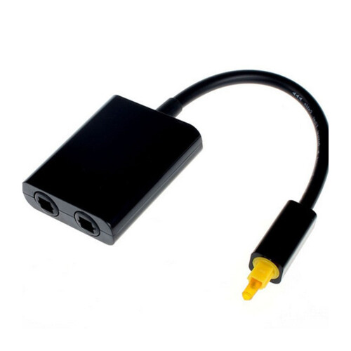Optische splitteradapter Optische adapter 2-weg splitter-Zwart