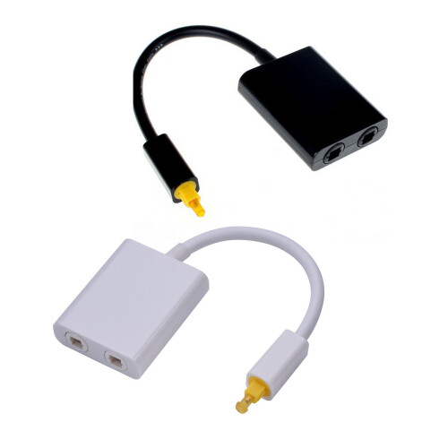 Optische splitteradapter Optische adapter 2-weg splitter-Zwart 1