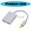 Optische splitteradapter Optische adapter 2-weg splitter-Zwart 4