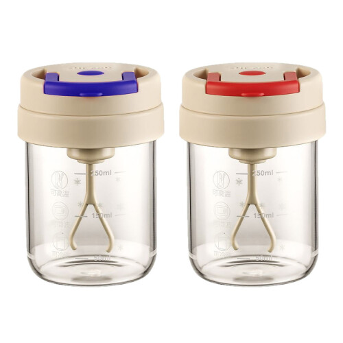 Automatic Electric Blender Cup High Speed Mixing Mug For-Red 1