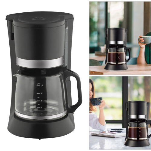 Programmeerbaar koffiezetapparaat met grote capaciteit, 600 ml, 1