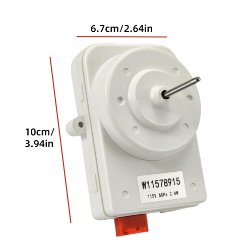 Evaporator Motor Fridge Fan Replacement Component for W11578915 2