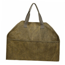 Storage Bag Wooden Storage Bag with Handle Made of Canvas for Firewood and Outdoor Activities