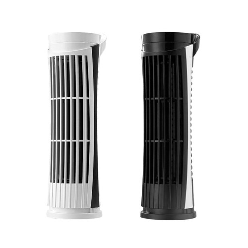 Ventilateur de bureau électrique alimenté par USB, petit-Noir 1