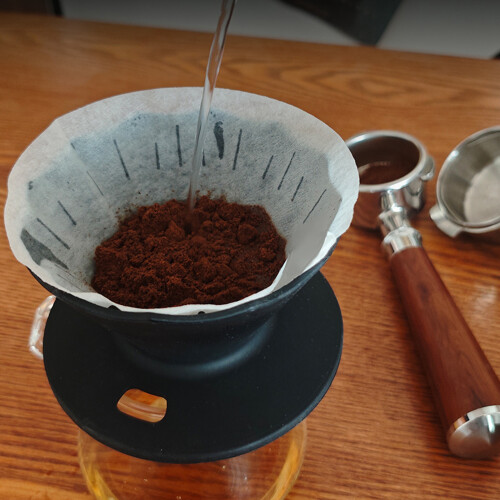 Multifuntional Coffee Dripper Coffee Filter Cup Pour-Black 2