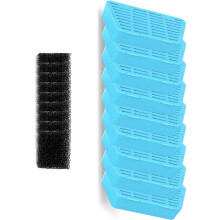 Filtres de fontaine d'eau pour chats et éponges en mousse,-9X