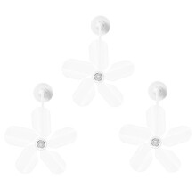 3PCS Wall Mounted Air Conditioning Windshield Baffle-White