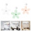 3PCS Wall Mounted Air Conditioning Windshield Baffle-White 3