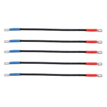 Cavi batteria di grosso calibro 4 48V Cablaggio batteria per golf cart Club Car Rame puro con tubo termoretraibile Resistente alla fiamma Resistente