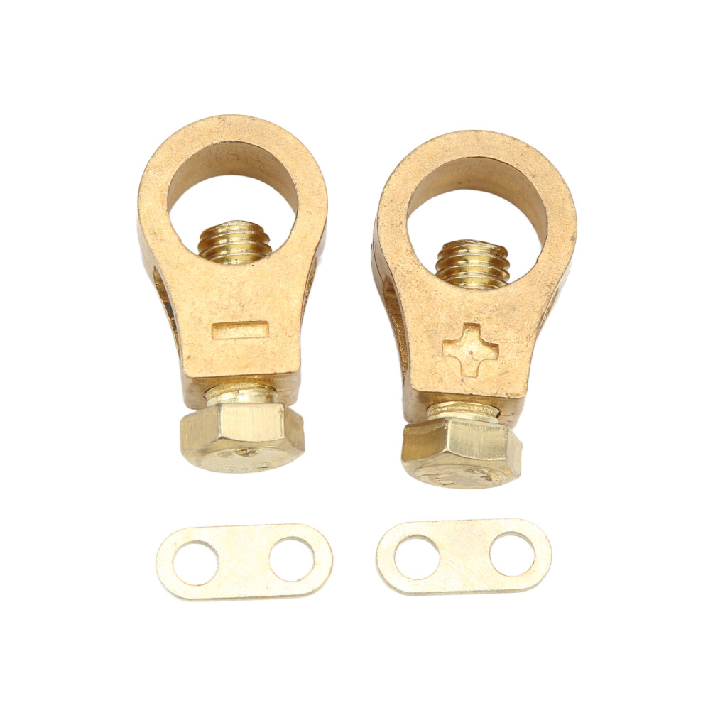 Battery Terminal Wire Clip Superior Conductivity Pure Copper Connector W/ Bakelite Insulation Reducing Voltage Loss Stable Performance 4 Trucks 9139052883314
