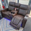 Florida 3 + 2  Brown Electric Recliner Sofa Set 7
