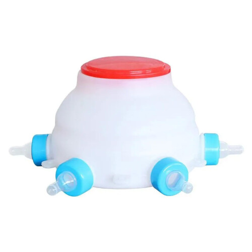 Silicone milk feeding bottles