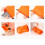 Swimming Buoy, Float, Safe Training Tow Float, Adjustable Waist Belt, Orange 5
