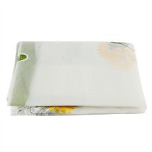 Sunflower Pattern Curtains For Windows, Floral Sheer Window Panels With Watercolor Effect And Roman Blinds Design, Ideal For Living Room Bedroom Balco