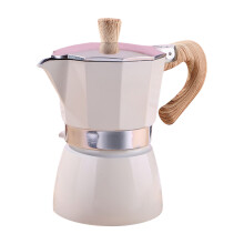 Portable Espresso Maker 6 Cup 300ml Capacity-Milk white