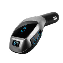 FM-Transmitter mit Bluetooth-Verbindung, Freisprechfunktion, LCD-Display und kabellosem Musikstreaming, universelle Kompatibilität für Fahrzeuge