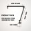 Flexible Microphone Holder, Microphone Desktop Stand  Live Streaming Desk Mount Foldable 5