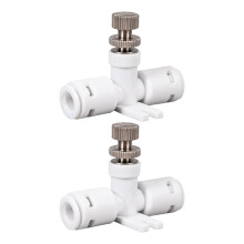 2 stuks 1/4 inch slang RO waterstroom aanpassen kleppen regelaar