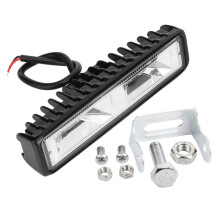 Superklare LED-tåkelys flomlys lang levetid justerbar monteringsbrakett vanntett støvtett støtsikker arbeidslampe for motorsykkel lastebil atv