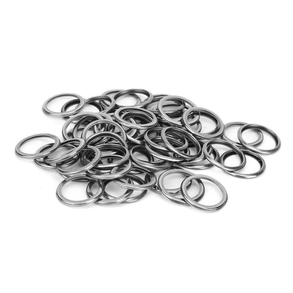 Crush Washers Seals Rings Oil Drain Plug Gaskets 4 Auto Repairs Durable Corrosion Resistance Bulk Package Leak Proof Seal Precision Engineered Fit 9139052871359