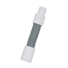Flexible Vacuum Cleaner Extension Tube for-Gray white hair