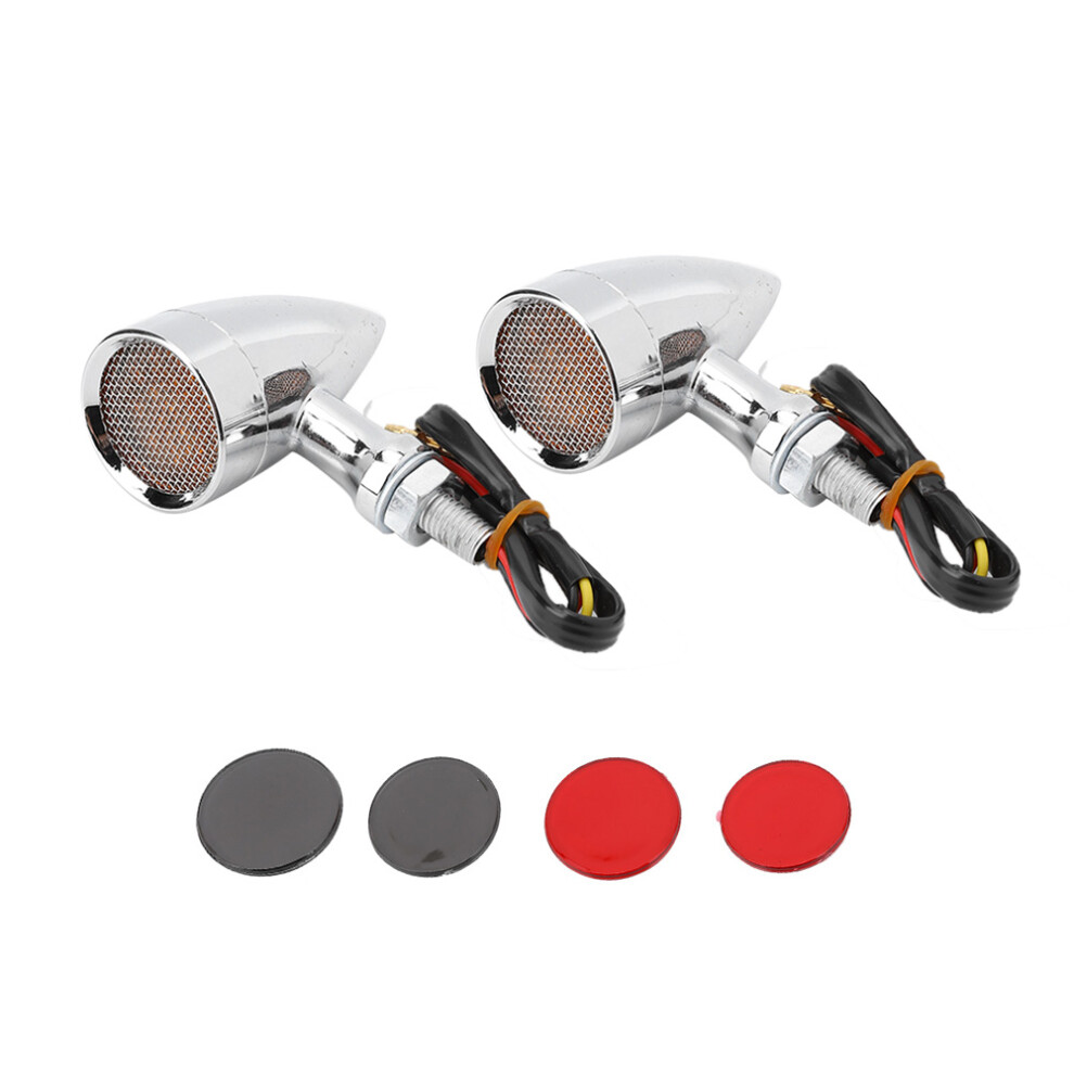 Motorcycle Turn Signal Blinker Lights, Universal Fit Front Rear Led Turn Signals W/ 3 Lighting Effects & High Luminous Efficiency, Super Bright 9139052884588