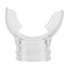 Professional transparent PVC diving mouthpiece for divers, 5 x 5.5 x 3.5 cm
