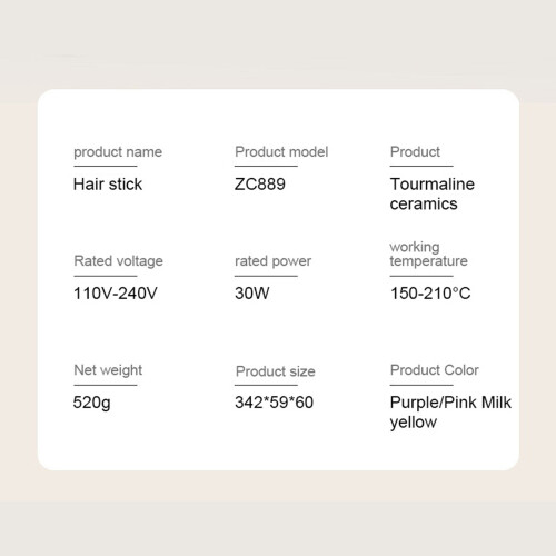 Haarstylingtool Snelle verwarming Curling Wand-VS roze 1