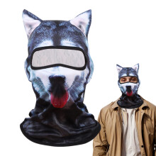 Animal Print Face Cover, Animal Protection Mask, Windproof Animal Print, Ski Mask Hood, Sun Protection, Winter Cover for Hiking, Fishing, Motorcycle