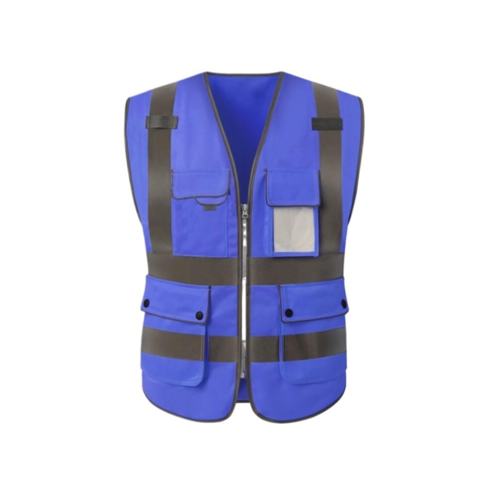 Visibility Vests, Reflective Vests For Men And Women For Road Traffic, Cycling, And Construction Work, Blue. 9426802042733