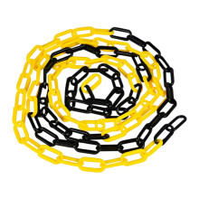 Traffic Chain Barrier Link Traffic Cone Connector Secure Link Professional Parking Barrier for Traffic Cone Yellow Black