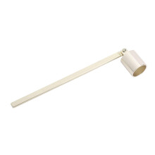 Candle Snuffer 19.1 x 2.3 cm, Fashionable Stainless Steel Straight Tube, Candle Snuffer Wick Trimmer, Cover, Hand Tool (Gold)
