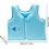 children's life jacket with adjustable straps and buoyancy support  blue 4