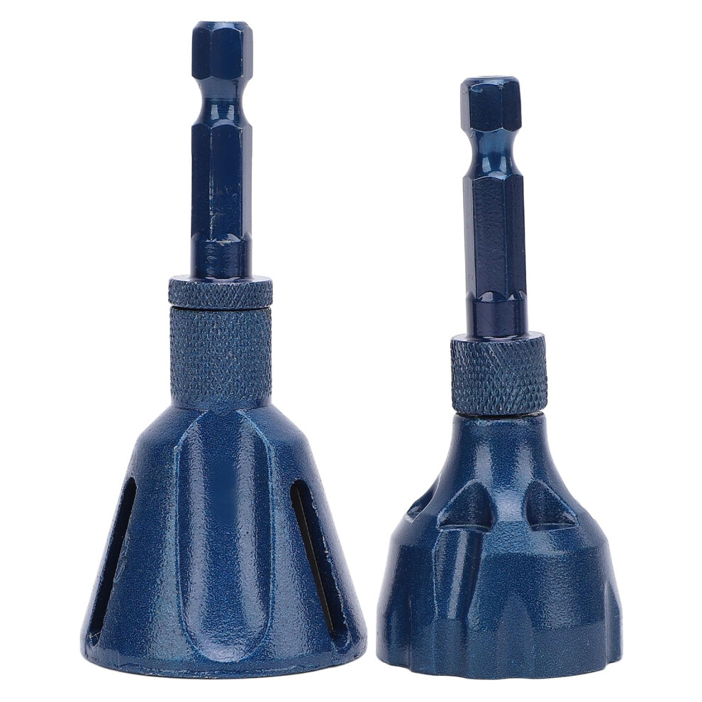 Deburring Tool Chamfer Tool, Hss Hex Shank Deburring Tool For Metal, Bolt Thread Repair With Quickrelease Shank Adjustments, 2 Pack 9365049543415