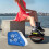 Skating bag  Breathable figure skating bag  Roller skate accessories  Adjustable backpack Blue 2